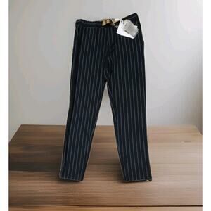 White Sand 88 Slim Chinos Casual Wool-Blend Striped Unsix Pants Women 2 Man 48